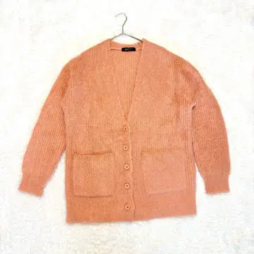 스터닝 루어 모헤어 샤기 가디건 가디건 모헤어 니트