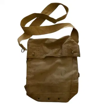 40s 빈티지 밀리터리 숄더백 영국군 가스 마스크 백