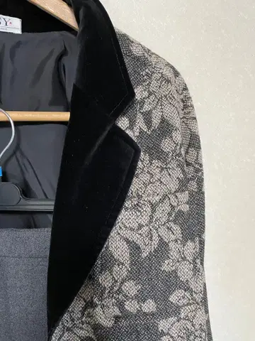 옷깃 벨벳 수트