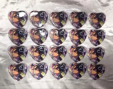 [ 일괄 ] 앙스타 화이트데이 캔뱃지 하트캔뱃지 히다카 켄토 20개