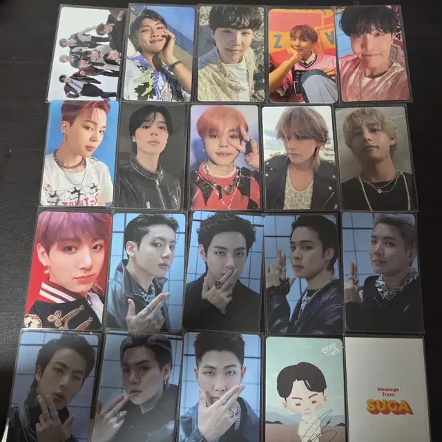 방탄 포카 20장 일괄