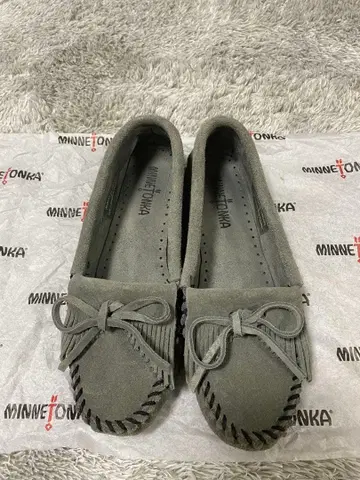 MINNETONKA 모카신 스톰 블루 6.5
