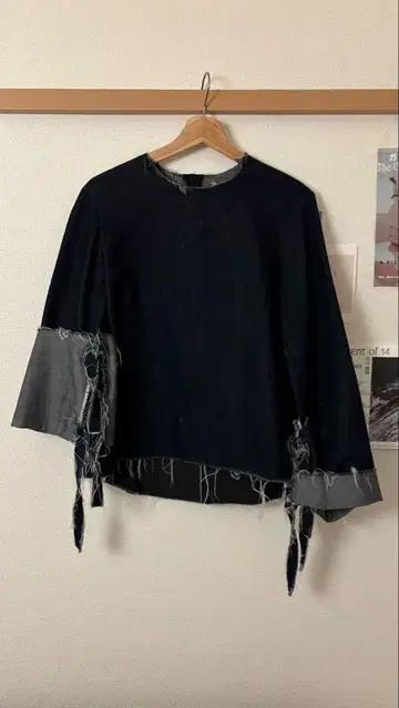 IRENE 초기 컷오프 데님 블라우스 36