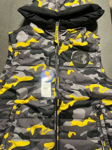 카모플라쥬 다운 베스트 M 사이즈