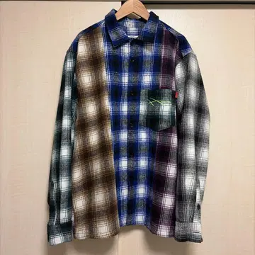 HODDLE 호들 멀티 컬러 플란넬 체크 셔츠