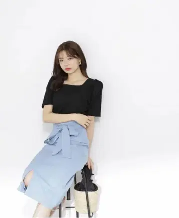 PROPORTION BODY DRESSING 아웃 포켓 타이트 스커트