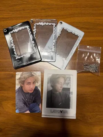 BTS V LAYOVER 포토카드 & 프레임 세트