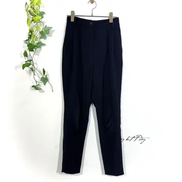 PLST 플라스테 폴리 2WAY 스트레치 테이퍼드 팬츠 XXS 네이비