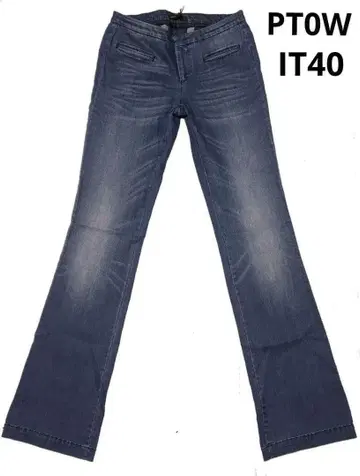 PT0W JOSEPHINE 슈퍼 스트레치 플레어 청바지 40