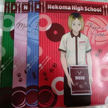 하이큐!! 하이큐 클리어 파일 4장 세트