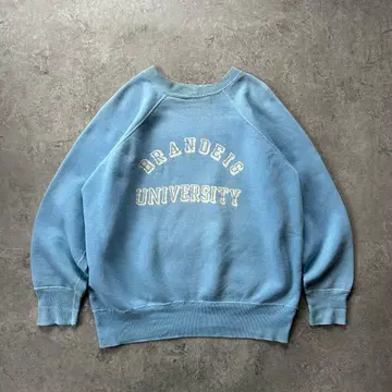 60s 빈티지 맨투맨 USA제 라이트 블루 L-XL 겨드랑이 아래 가제트