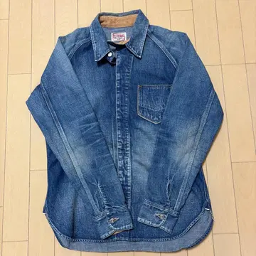 초레어 디럭스웨어 자수 데님 셔츠