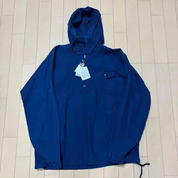 버거스 플러스 인디고 후드티