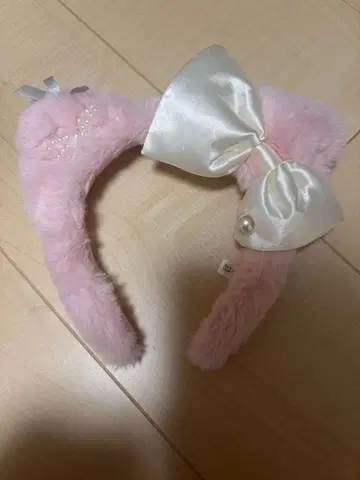 키티 머리띠 핑크