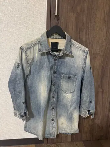 HALB 데님 셔츠 긴팔 라이트 블루