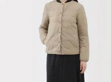 라이트 베이지 다운 자켓 M