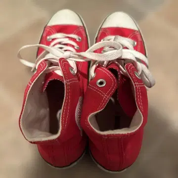 Converse All Star 하이컷 스니커즈 레드