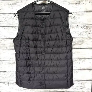 UNIQLO 울트라 라이트 다운 다운 베스트 M 블랙