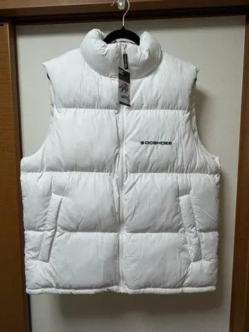 DC SHOES 다운 베스트 화이트