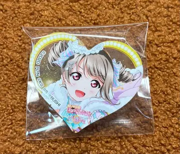 러브 라이브 나카스 카스미 아크릴 배지 하트
