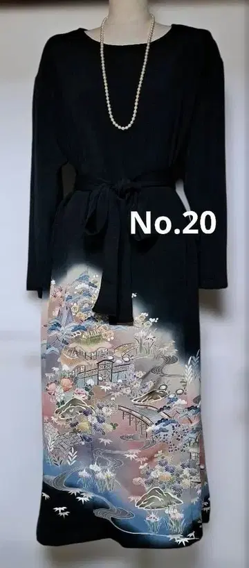 토메소데 리메이크 롱 드레스