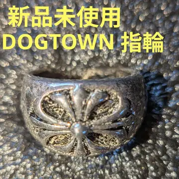 DOGTOWN 실버풍 반지 액세서리 스포츠 락 스타일 V계 반지 p