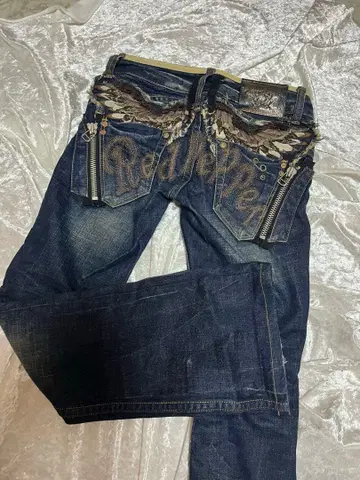 REDPEPPER 부츠컷 데님 25 자수