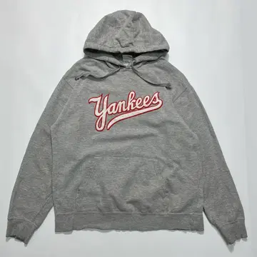 00s 마제스틱 NY 양키스 후드티 XL 그레이 5845