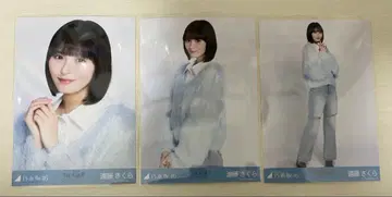 노기자카46 브로마이드 카라 부착 코디 엔도 사쿠라 컴프