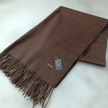 미사용 새상품 램스울 머플러 스톨 브라운 가을/겨울 남성용 여성용