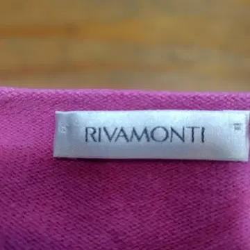 RIVAMONTI 핑크 V넥 긴팔