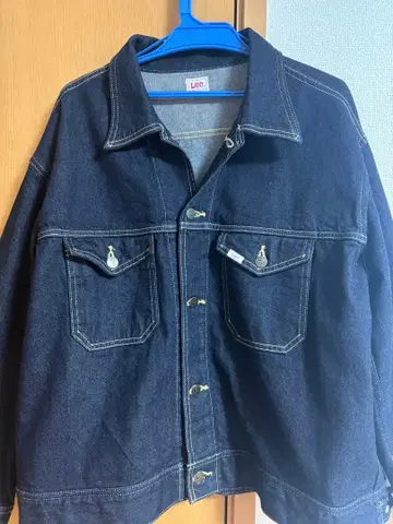 Lee LM2217 데님 커버올 다크 네이비 M 새상품급 워크 자켓