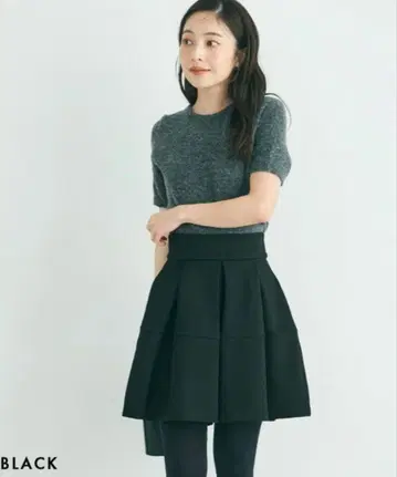 [택 포함 미사용 새상품] basement online 하이웨스트 큐롯