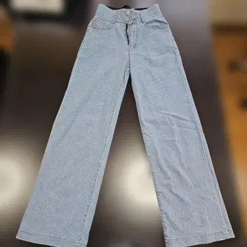Praia 와이드 레그 데님 팬츠 사이즈 25