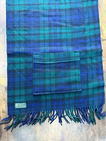 트위드밀 머플러 포켓 부착