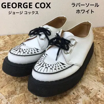 GEORGE COX 러버콕스 화이트 사이즈 8 26.0cm