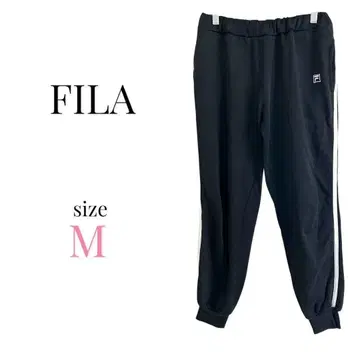 휠라 [ M ] 스웨트 팬츠 사이드 라인 룸웨어 라프 홈웨어