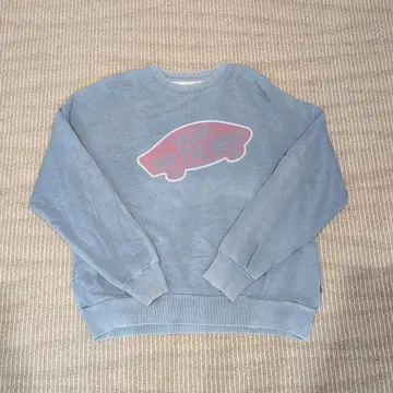 VANS 블루 맨투맨 M