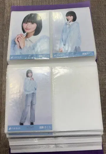 엔도 사쿠라 브로마이드 컴프 쿠보 시오리 졸업 콘서트  카라 부착 코디