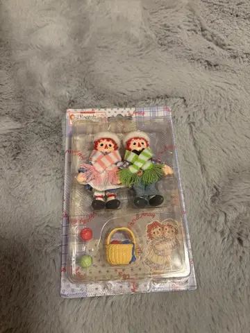 Raggedy Ann & Andy 마스코트 세트 피규어 겨울