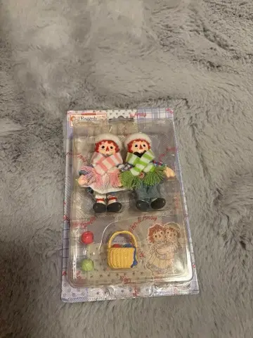 Raggedy Ann & Andy 마스코트 세트 피규어 겨울