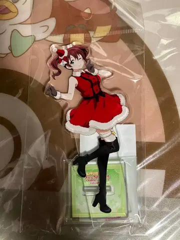 니지가사키 아크릴 스탠드 산타 ver 오다이바 아쿠아시티 에마 데