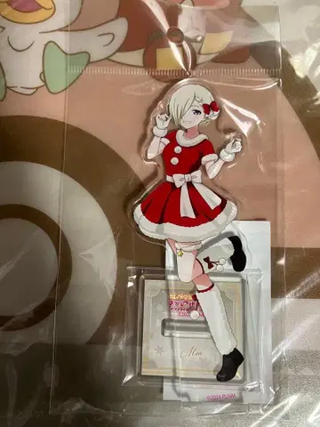 니지가사키 아크릴 스탠드 산타 ver 오다이바 아쿠아시티 미아 테일러