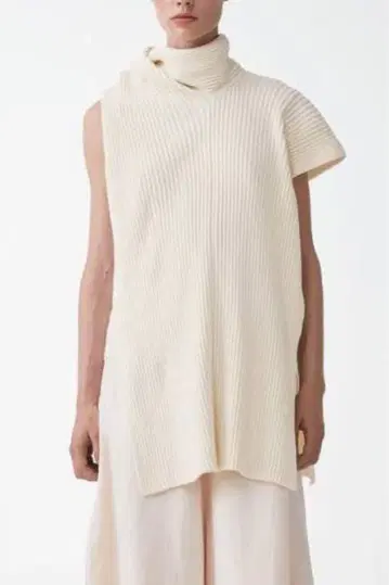 [ 새상품급 ] COS 코스 리브 판초 롱 아우터