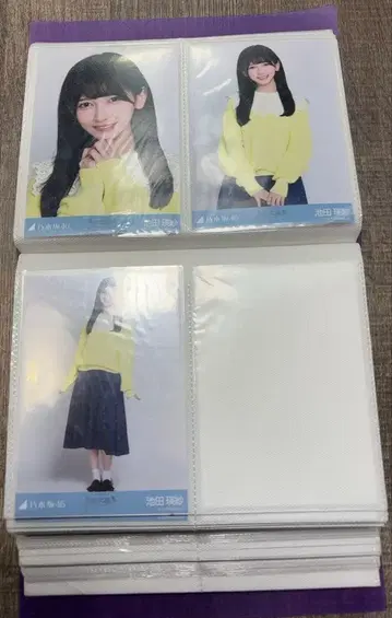 이케다 에이사 생사진 컴프 쿠보 시오리 졸업 콘서트  카라 부착 코디