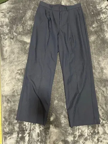 LURAKU 플레어 슬랙스 네이비