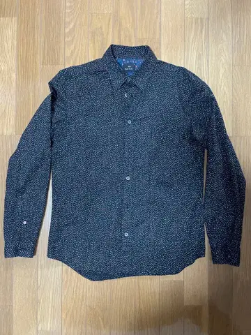 Paul Smith PS 네이비 도트 무늬 긴팔 셔츠