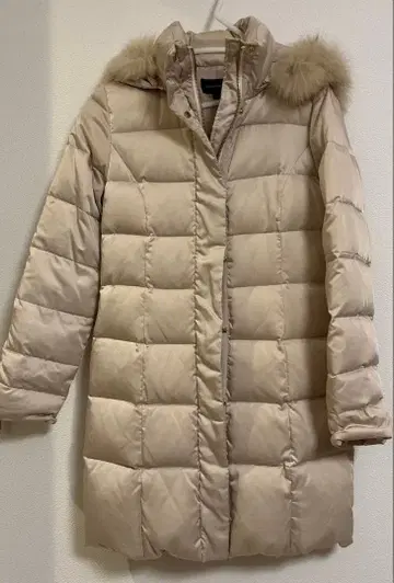 퀸즈 코트 다운 골드 베이지 사이즈 1