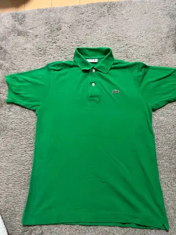 LACOSTE 그린 피케 셔츠 사이즈 3