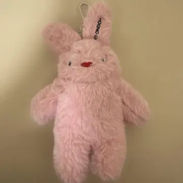 SAMO ONDOH 핑크 토끼 봉제 인형 키링